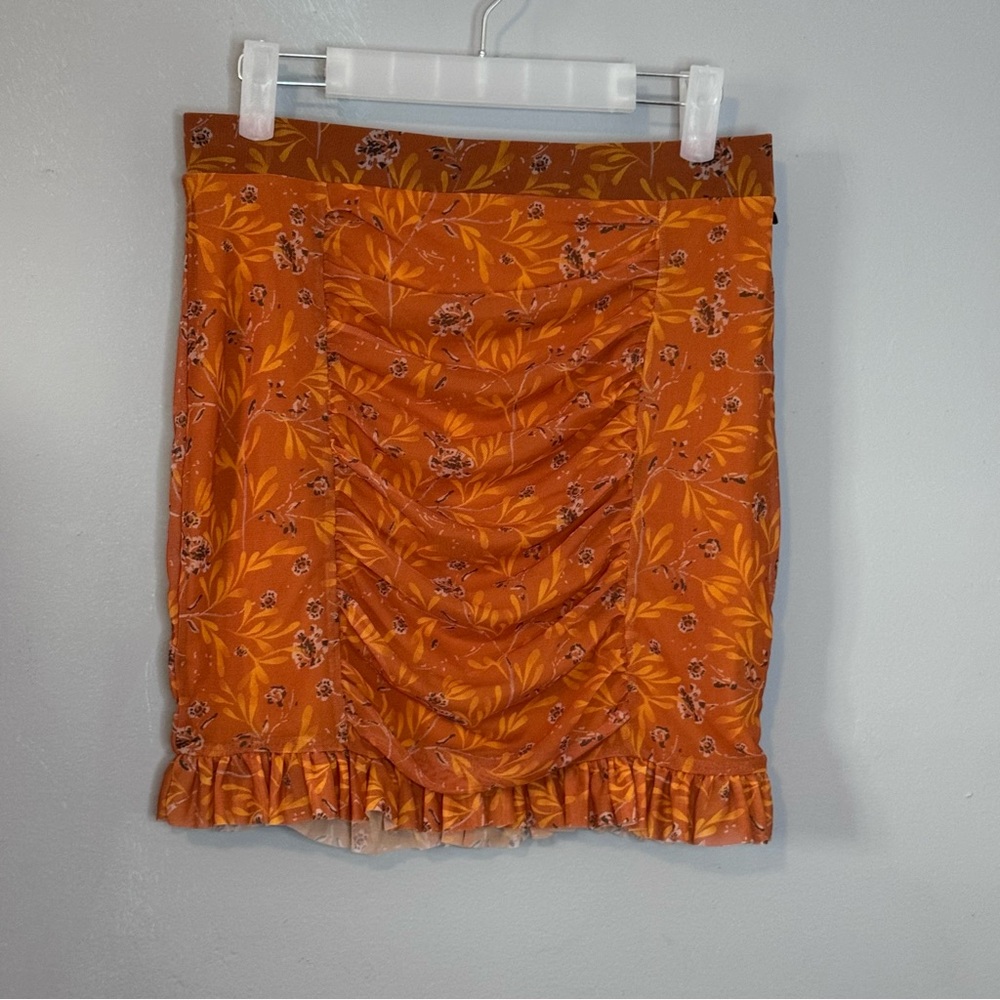 NWT Free People Romi Mesh Mini Skirt